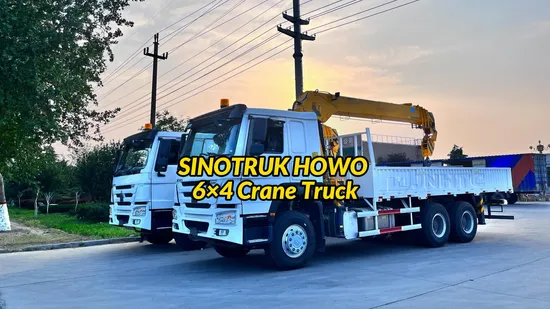 Sino Truck HOWO 10 Tonnen Bau Teleskopausleger LKW-Kran