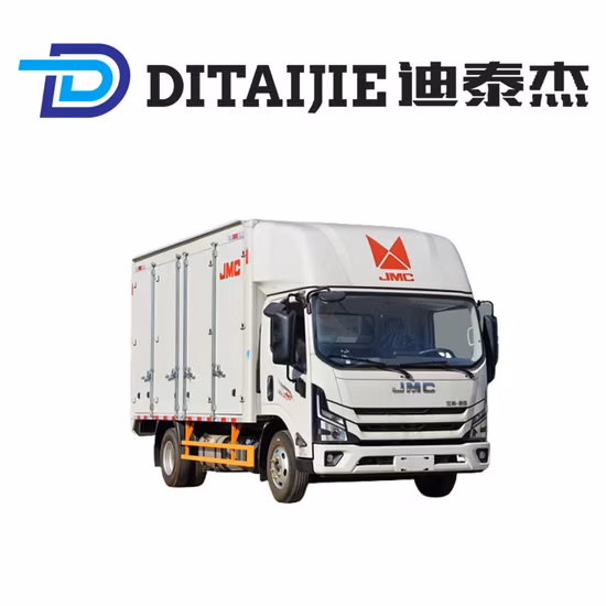 3t 5t JMC Cargo Box Truck 4X2 Kleiner Lieferwagen Lastwagen