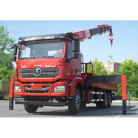 Shacman 6X4 14 Tonnen Multifunktionaler Teleskoparm mit geradem Arm LKW-Kran Direktverkauf ab Werk Qualitätssicherung