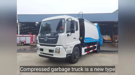 14 m3 16 m3 Dongfeng Müllverdichter-LKW für effizientes Stadtabfallmanagement